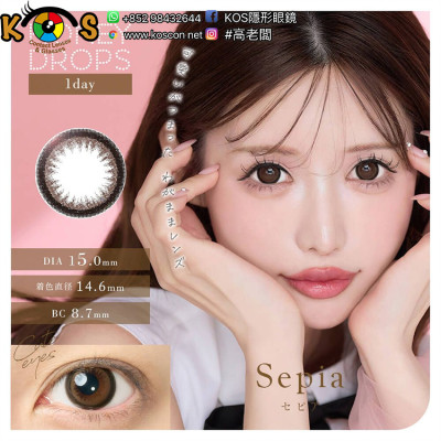 HONEY DROPS 1 Day Sepia ハニードロップス セピア HONEY DROPS 1 Day Sepia ハニードロップス セピア